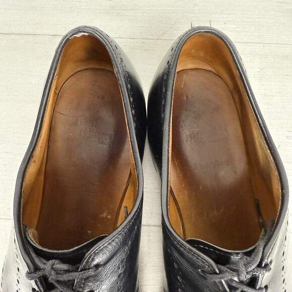Allen Edmonds Fairfax‎ Wholecut Oxfords Shoes Mens 13 D Black Leather BrogueK main image 13